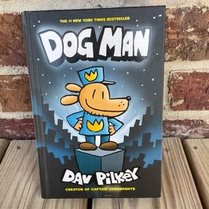 Dog Man Hardcover Kid’s Chapter Comic Strip Book Dav Pilkey